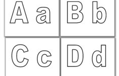 Printable Uppercase Lowercase Letters Printable Alphabet 26 Pages throughout Free Printable Letters of The Alphabet Upper and Lower Case