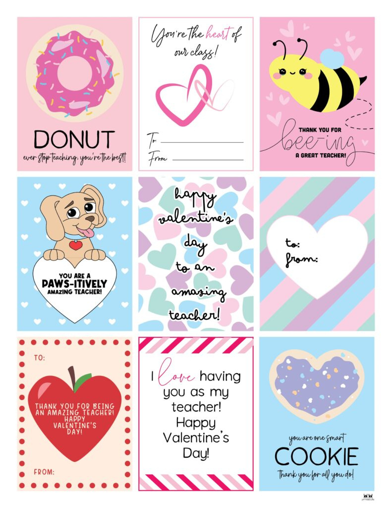 Printable Valentine&amp;#039;S Day Cards - 250+ Free Printables | Printabulls throughout Free Printable Valentine&amp;#039;S Day Cards For Teachers