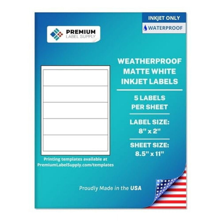 Waterproof Printable Label