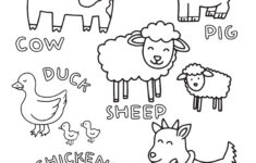 Printables - Free Coloring Pages &amp; Learning Worksheets | Hp with Free Printable Colouring Pages of Farm Animals