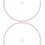 Printed Adhesive Labels For Vinyl Records, 2 Per Sheet Intended For Printable Vinyl Label
