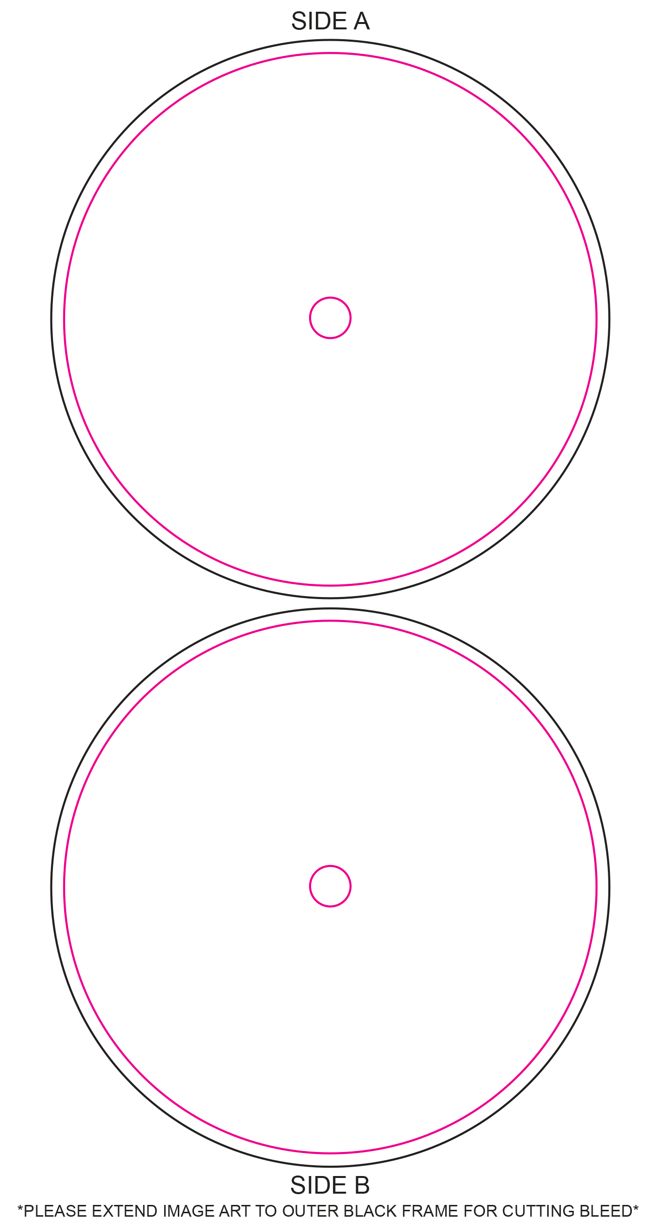 Printed Adhesive Labels For Vinyl Records, 2 Per Sheet with regard to Laser Printable Vinyl Labels