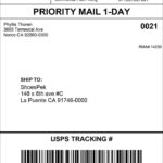 Priority Mail For Shipping And Office Supplies Within Usps Priority Mail Label Printable