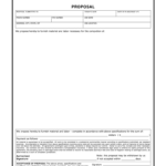 Prop 003 Form   Fill Online, Printable, Fillable, Blank   Pdffiller Inside Free Printable Contractor Bid Forms