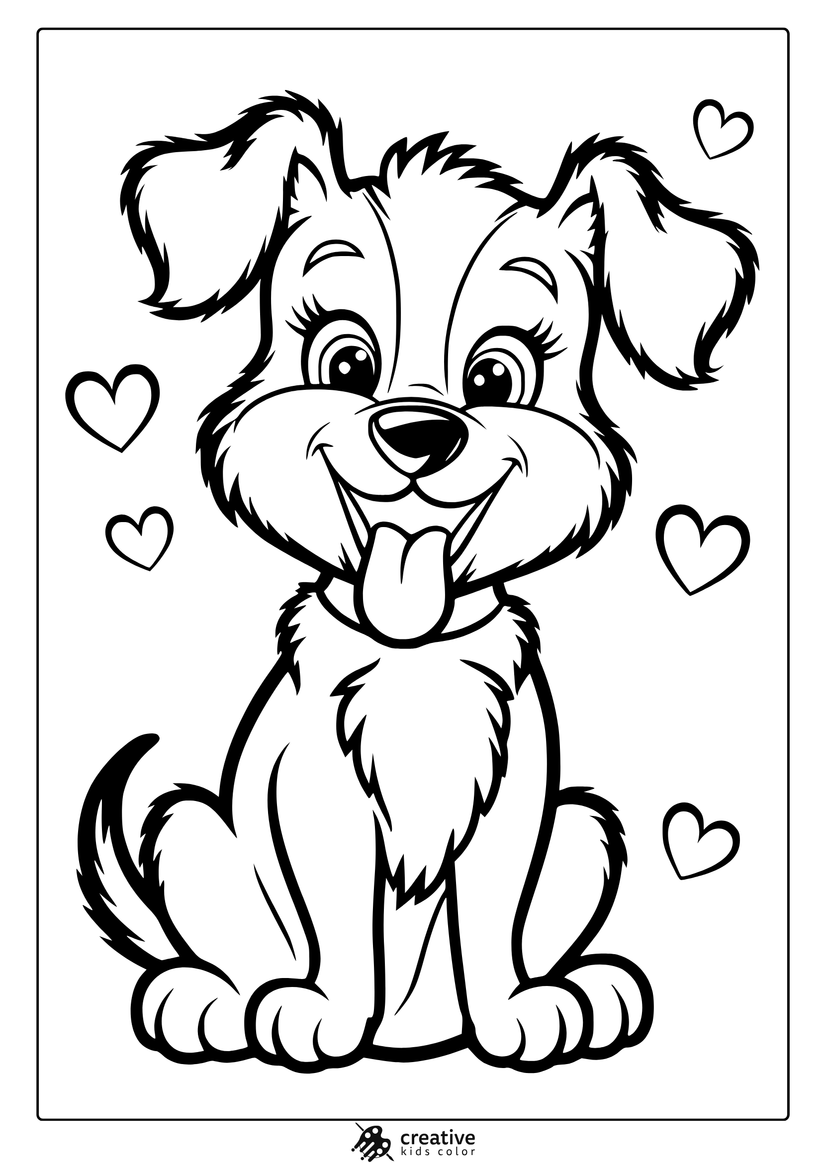 Puppy Coloring Pages (25+ Free Printable Pdf) intended for Free Printable Coloring Pages Puppy