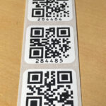 Qty 1000   Serial Numbered Qr Code Labels Stickers Waterproof Regarding Qr Code And Printable Label Ebay