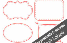 Quilt Labels! {Free Printable} regarding Quilt Label Templates Printable