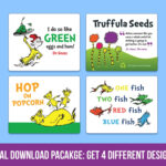Read Across America, Dr. Seuss Tags, Dr. Seuss Printable, One Fish Within Free Printable Dr Seuss Food Labels