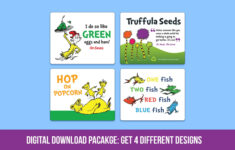 Read Across America, Dr. Seuss Tags, Dr. Seuss Printable, One Fish within Free Printable Dr Seuss Food Labels