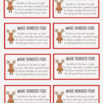 Reindeer Food Tags   10 Free Pdf Printables | Printablee With Regard To Reindeer Food Labels Printable