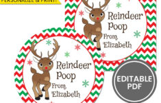 Reindeer Poop Tags Christmas Gift Tags - Party Peanut throughout Free Printable Reindeer Poop Labels