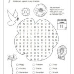 Remembrance/ Veterans Day – Worksheet Shop Regarding Free Printable Veterans Day Worksheets