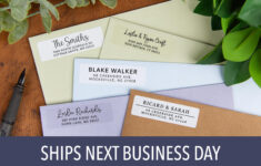 Return Address Labels - Etsy with Lands End Return Address Label Printable