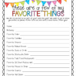Richly Blessed: Teacher Questionnaire {Free Printable!} With Free Printable Teacher Appreciation Questionnaire