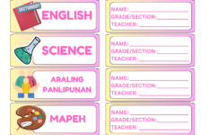 School Subject Labelsjsprintingservices11 - Raket.ph in Printable Label Subject