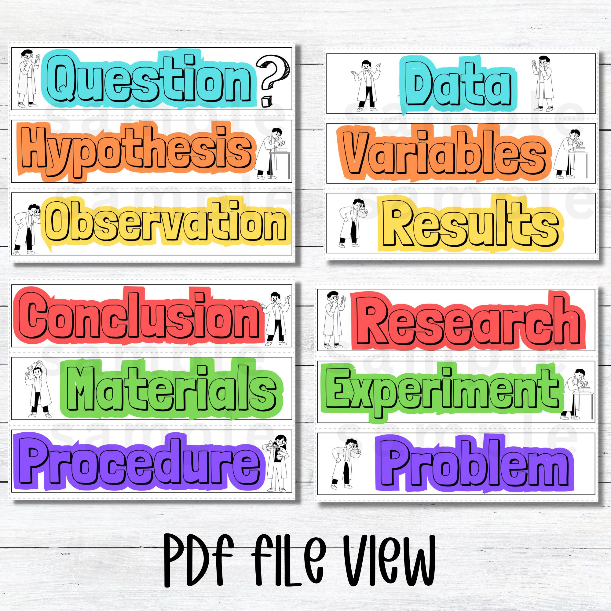 Science Fair Labels Printable Science Project Label School Project within Science Project Labels Printable