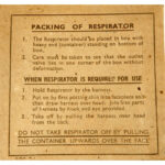 Second World War British Child Or Babies Respirator / Gas Mask Inside Ww2 Gas Mask Box Label Printable