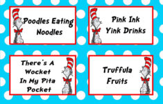Seuss Party: 12 Parker Birthday Ideas To Save Today | Dr Seuss in Free Dr Seuss Food Label Printable