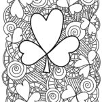 Shamrock Coloring Pages | Skip To My Lou Within Free Printable Shamrock Coloring Pages