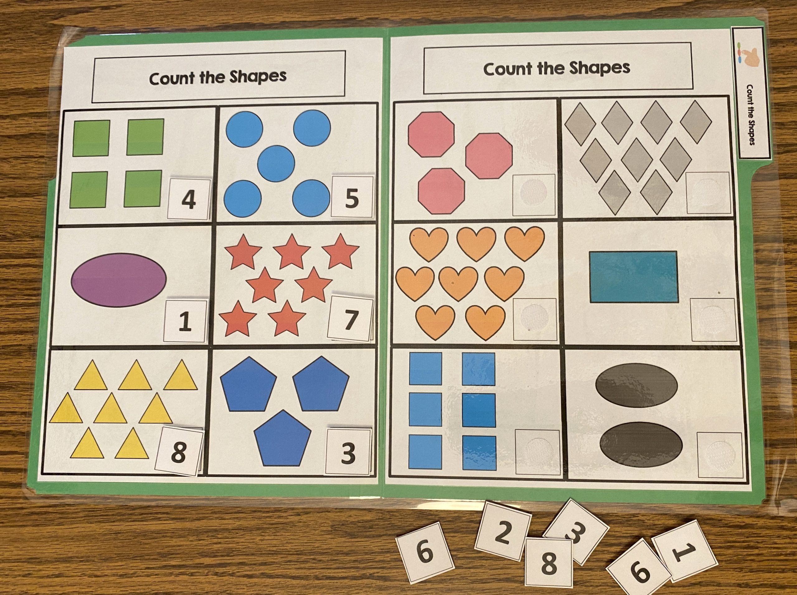 Shape Themed File Folder Activities - The Autism Helper within Free Printable File Folder Activities