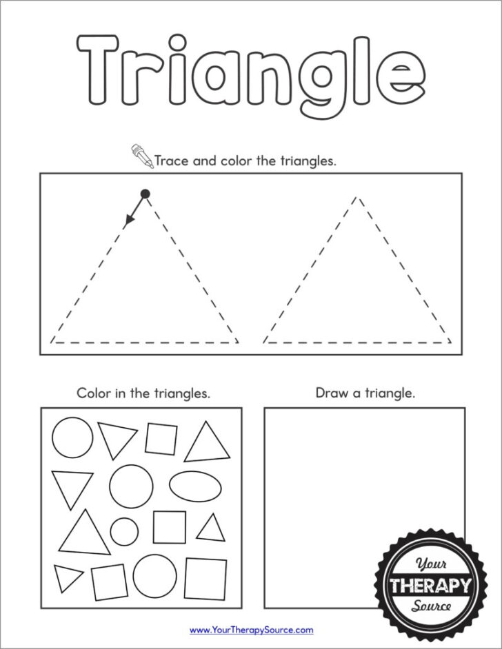 Free Printable Worksheets For Kindergarten Shapes