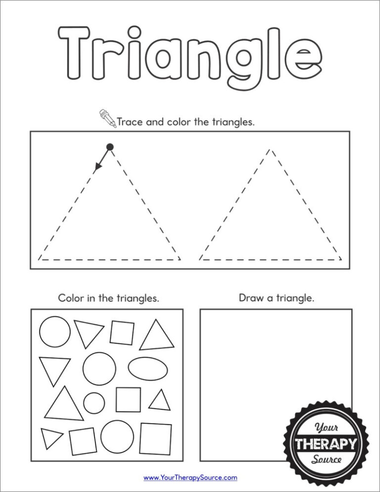 Free Printable Worksheets For Kindergarten Shapes | Printable Labels