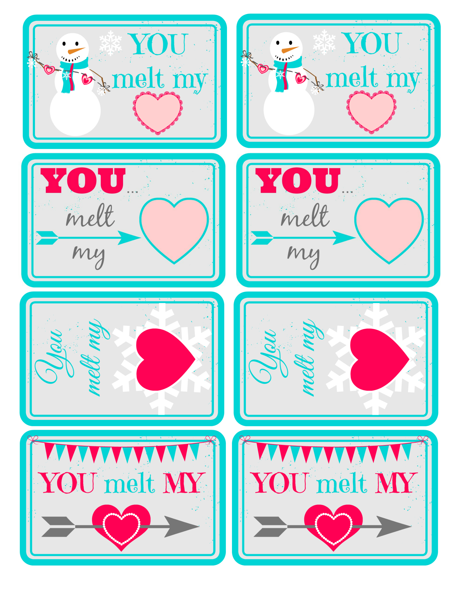 Share The Love: Free Printable Valentine Gift Tagsdiy Show Off with regard to Free Printable Valentine Labels