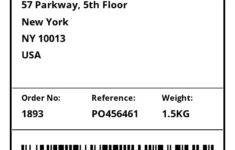 Shipping Label Template - Pdf Generation Api pertaining to Label Templates Free Printable 4x6