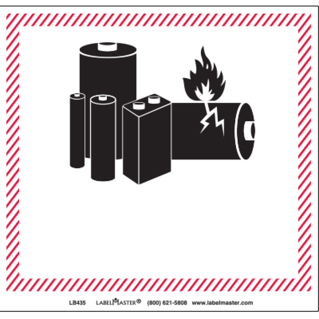 Shipping Lithium Batteries? Labelmaster Has Lithium Battery Labels inside Ups Lithium Battery Label Printable