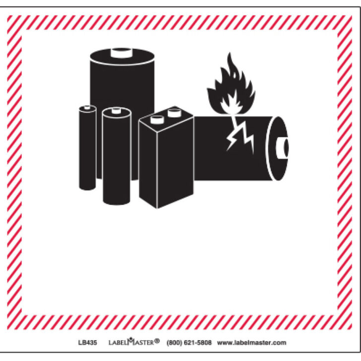 Usps Lithium Battery Label Printable