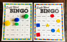 Sight Word Bingo Free Printable regarding Free Printable Sight Word Bingo