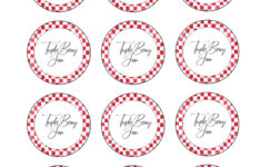Simply Pretty Jam Jar Labels (Free Printable In 4 Styles) for Free Printable Jam Label Templates