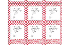 Simply Pretty Jam Jar Labels (Free Printable In 4 Styles) regarding Free Printable Jam Label Templates