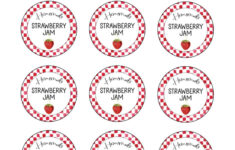 Simply Pretty Jam Jar Labels (Free Printable In 4 Styles) throughout Free Printable Jam Label Templates