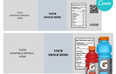 Small Gatorade Bottle Label Template Fine | Evenflo Angled Bottles intended for Gatorade Back Label Template