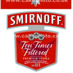 Smirnoff Vodka Label Edible Image Intended For Printable Smirnoff Vodka Label Template