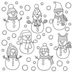 Snowman Coloring Pages: Fun Printable Coloring Pages Of Snowmen For Free Printable Coloring Pages Snowman