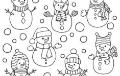 Snowman Coloring Pages: Fun Printable Coloring Pages Of Snowmen throughout Free Printable Snowman Coloring Sheets