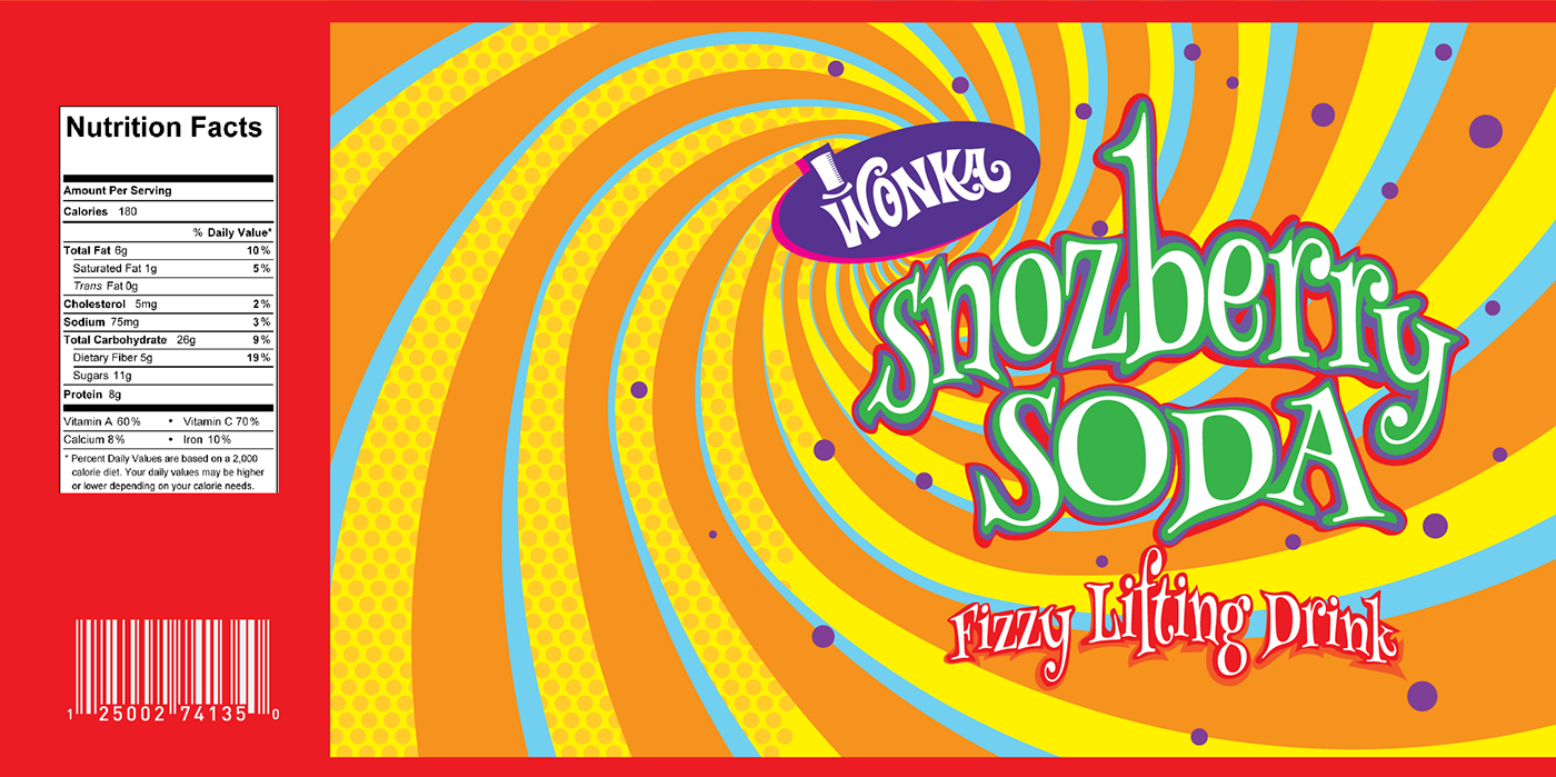 Snozberry Soda :: Behance in Fizzy Lifting Drink Printable Label