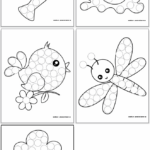 Spring Dot Painting Pages   The Artisan Life Intended For Free Printable Dot Paint Worksheets