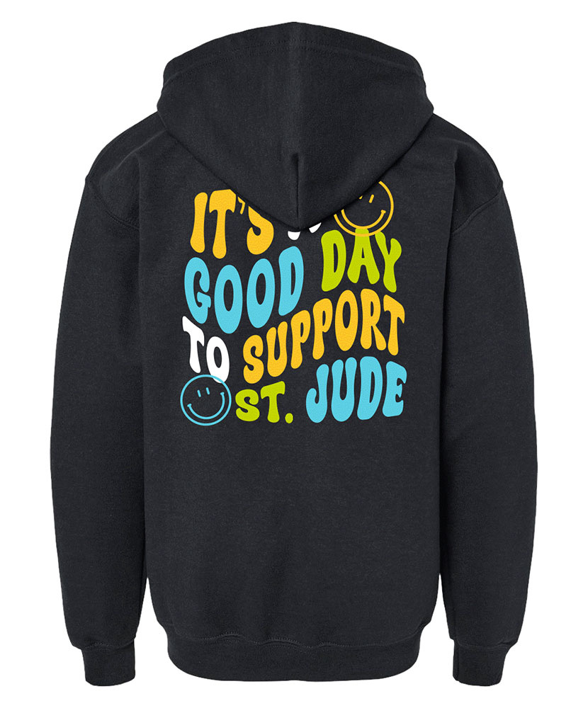 St. Jude It&amp;#039;S A Good Day Zip-Up Hoodie - St. Jude Gift Shop pertaining to St Jude Printable Donation Label