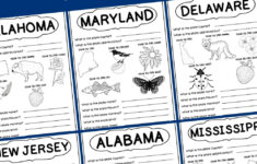 States And Capitals Worksheets - Kids Activity Zone throughout Free Printable State and Capital Worksheets