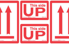 Stock Labels | This Side Up | Alco Printing &amp; Packaging within This Side Up Label Printable