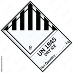 Stock Vektorgrafik „Un 1845 Dry Ice Label“ | Adobe Stock Intended For Dry Ice Un1845 Printable Label