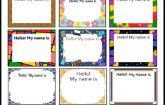 Storyboard That: Create Custom Name Tags Online In 2025 with Personalized Name Labels For School Free Printable
