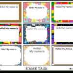 Storyboard That: Create Custom Name Tags Online In 2025 Within Name Label Template Free Printable