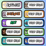 Subject Label Printablerheaalde   Raket.ph Intended For Subjects Label Printable