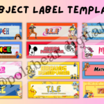 Subject Label Template With 40+ Cute Designspaulachentamonte Intended For Subject Label Design Printable