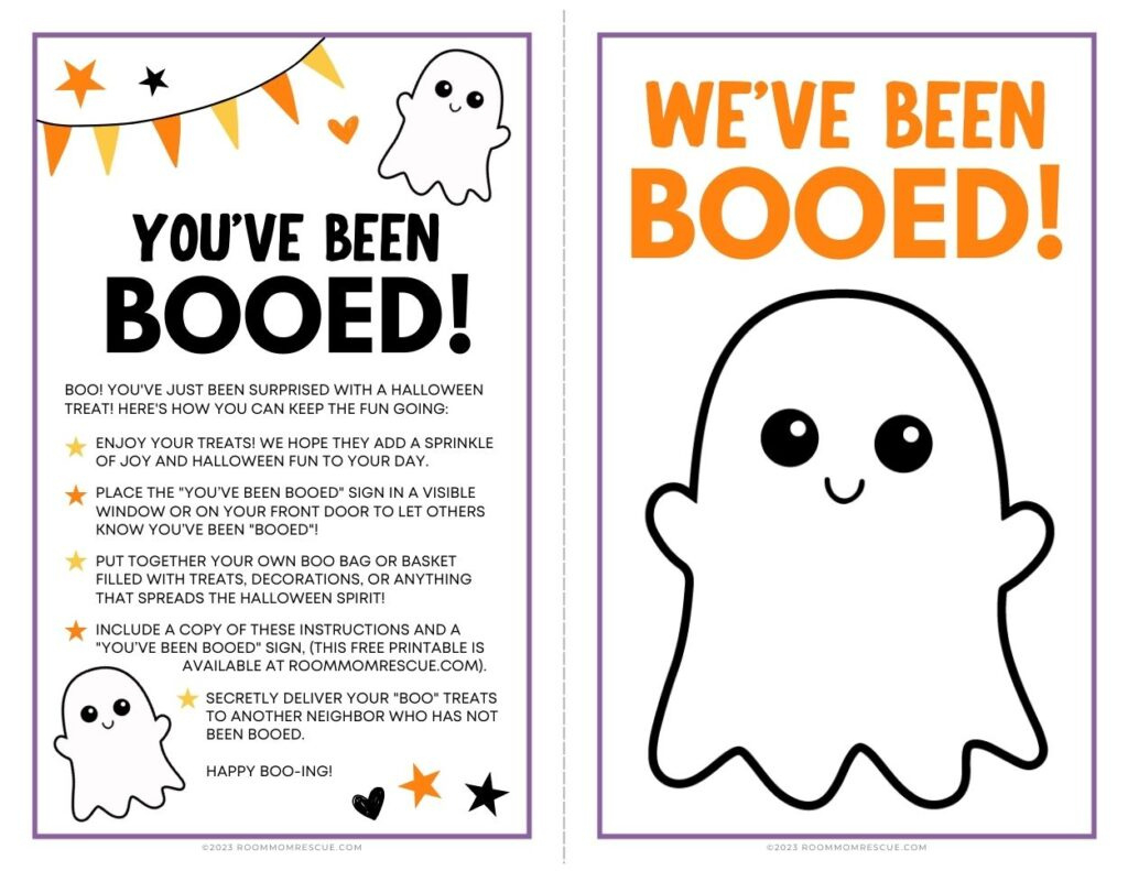Surprise! You&amp;#039;Ve Been Booed | Room Mom Rescue within Free Printable You&amp;#039;Ve Been Booed