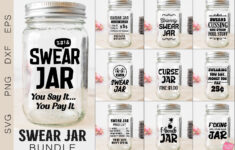 Swear Jar Stickers - Etsy Uk inside Swear Jar Label Printable